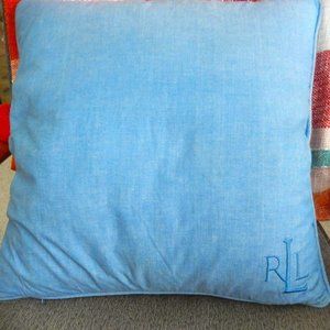 Ralph Lauren Monogram Pillow
